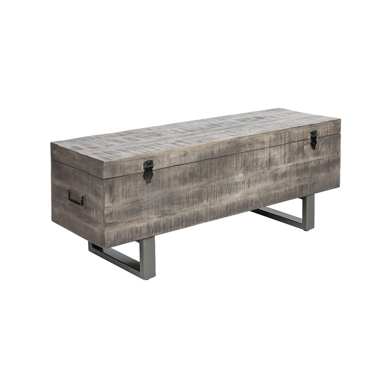 Skrzynia Factory Loft 115 cm szara
