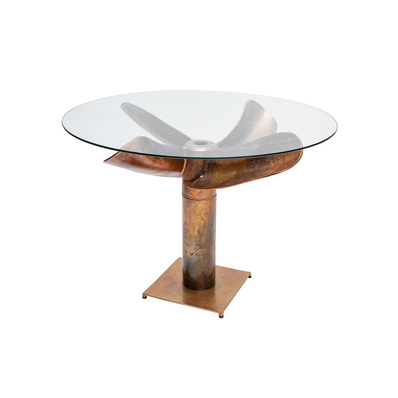 Szklany blat do stołu Ocean 105 cm - obrazek 2