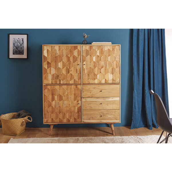 Komoda Mystic Living 140 cm akacja