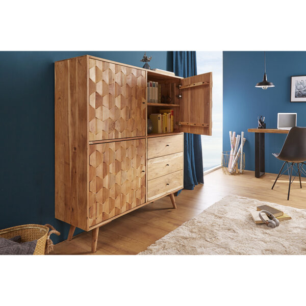 Komoda Mystic Living 140 cm akacja