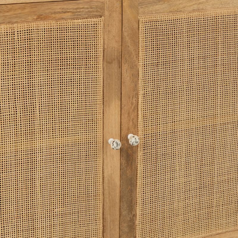 Komoda Weaving Wood Natural 170 cm