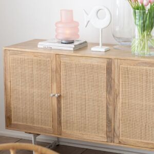 Komoda Weaving Wood Natural 170 cm