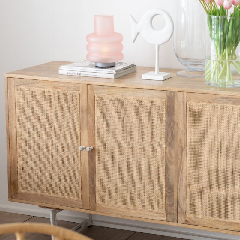 Komoda Weaving Wood Natural 170 cm