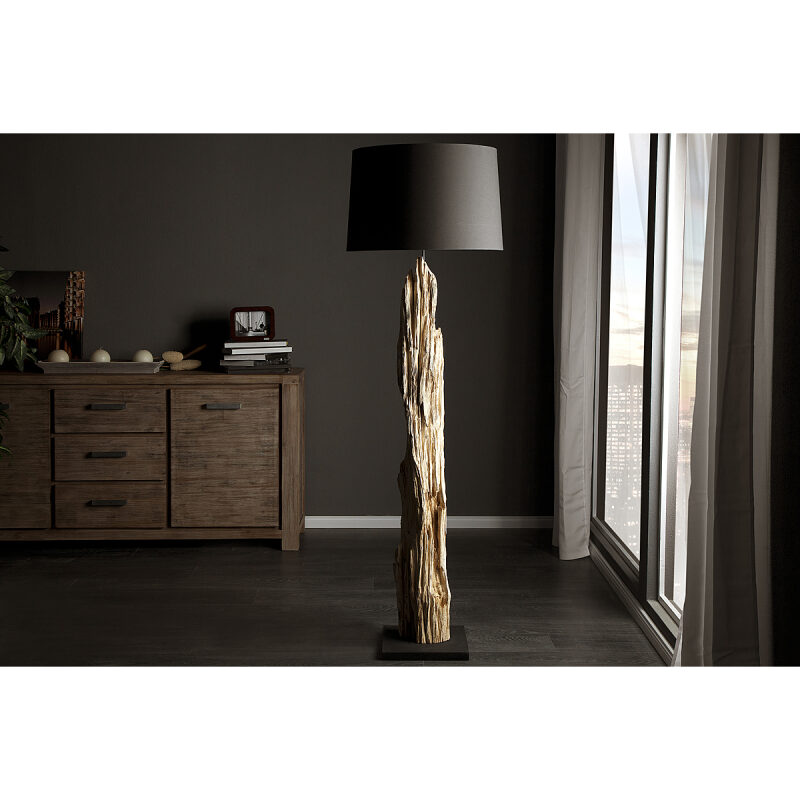 Lampa podłogowa Rousilique czarna - obrazek 2