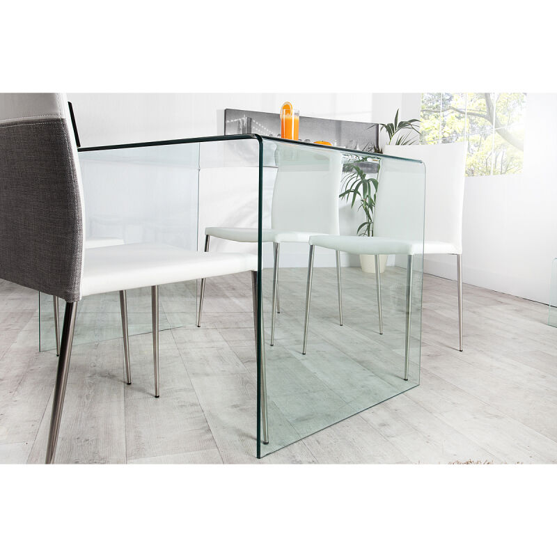 Szklane biurko Fantome 120 cm - obrazek 3