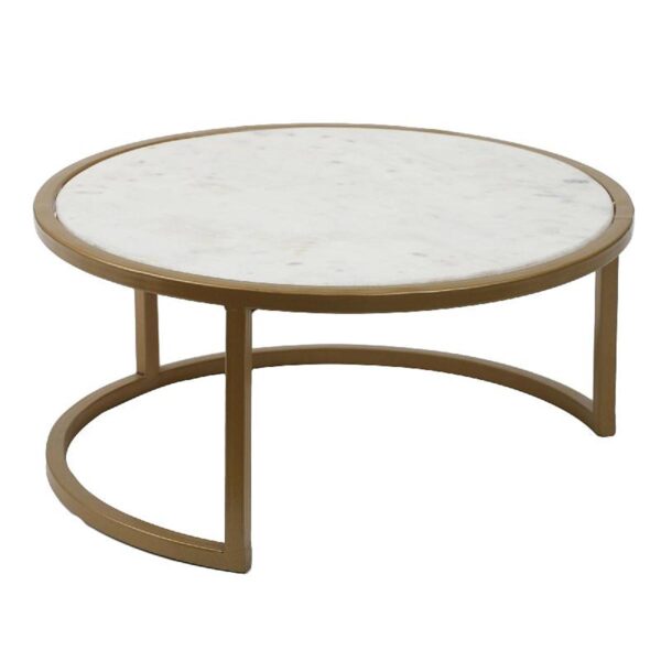 Kwietnik Tez biały marmur 35 cm