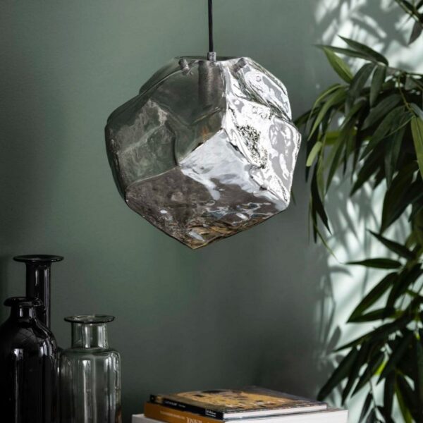 Lampa wisząca 1L Rock chromowana