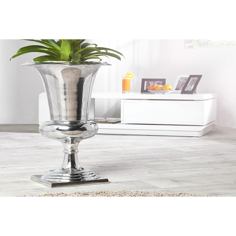 Wazon Goal 60 cm srebrny