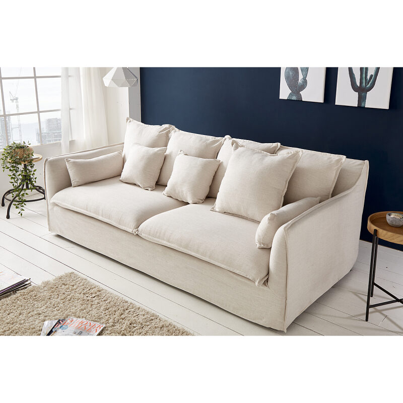 Sofa Heaven 3-osobowa len - obrazek 3