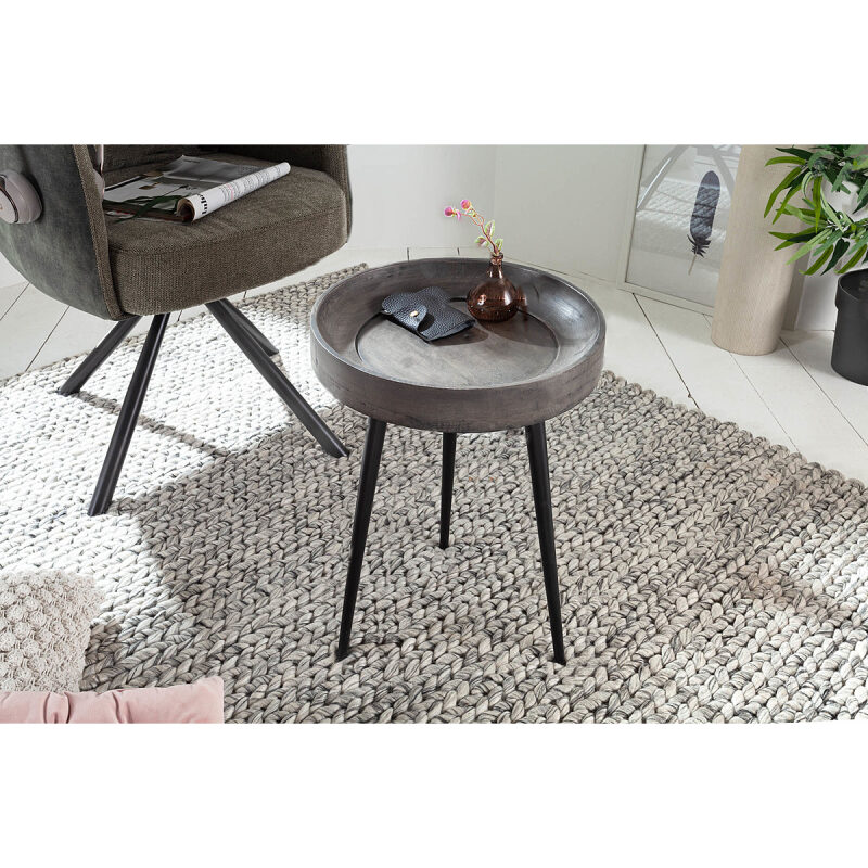 Stolik boczny Pure Nature 35mm szary