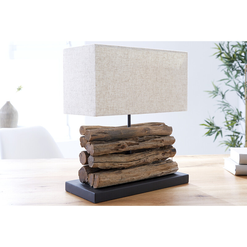 Lampa stołowa Perifere beżowa - obrazek 2