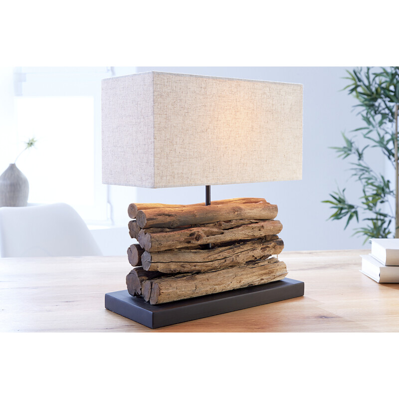 Lampa stołowa Perifere beżowa