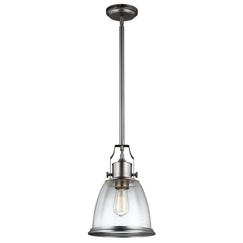 Lampa wisząca Hobson 24 cm nikiel
