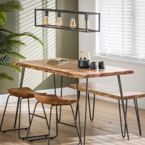 Stół Edge 130 cm akacja naturalna