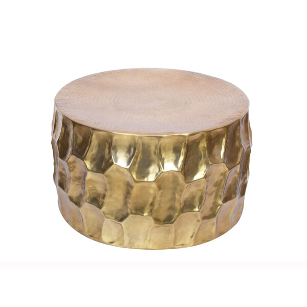 Stolik kawowy Organic Orient 70 cm złoty