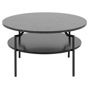 Stolik kawowy Goldington II 80 cm czarny