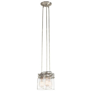 Lampa wisząca Brinley 3L nikiel