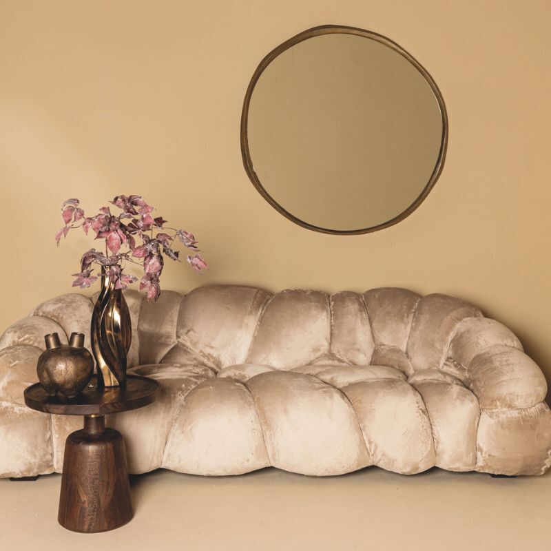 Sofa Nubibus beżowa 253 cm