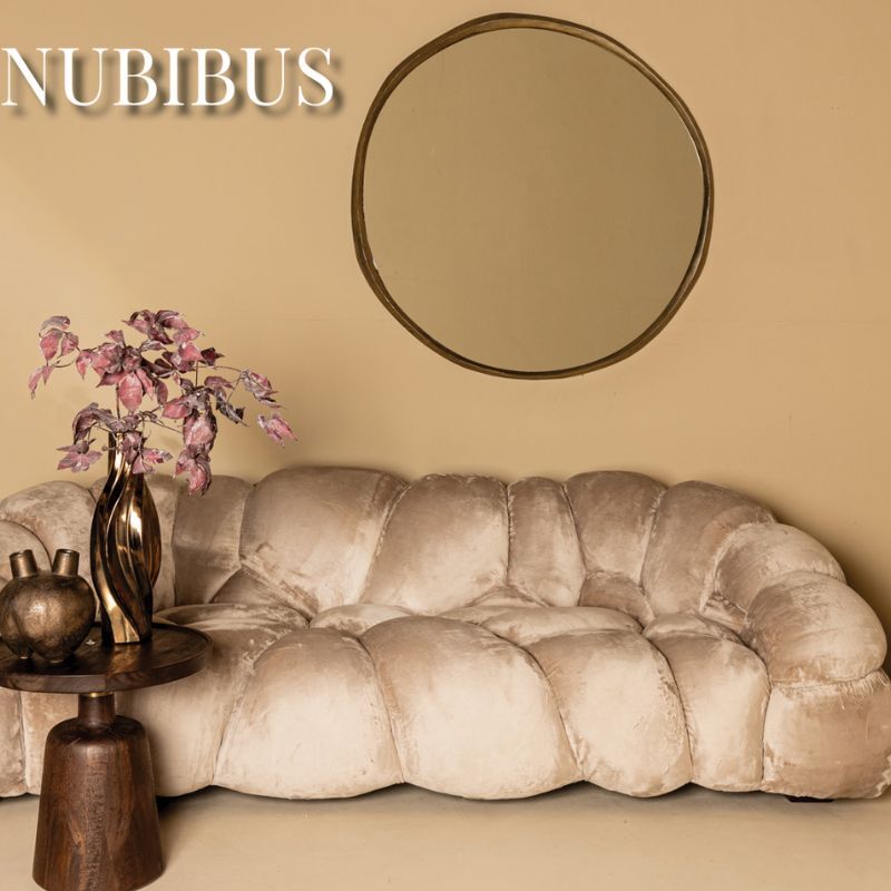 Sofa Nubibus beżowa 253 cm