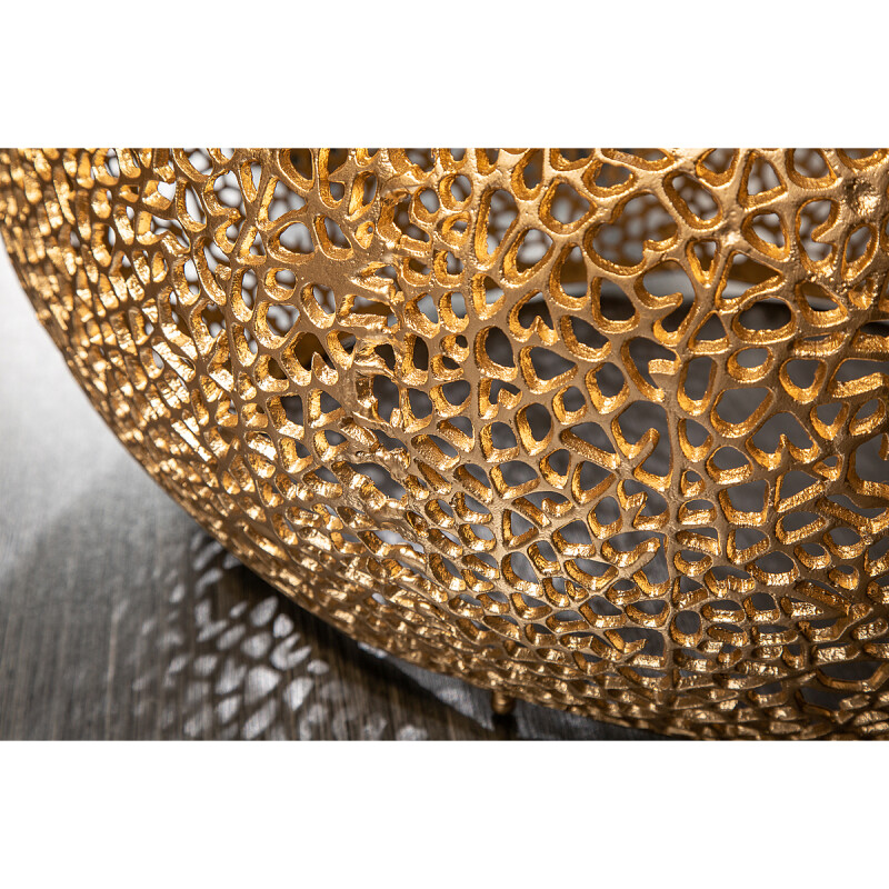 Stolik kawowy Leaf 122 cm złoty - obrazek 6