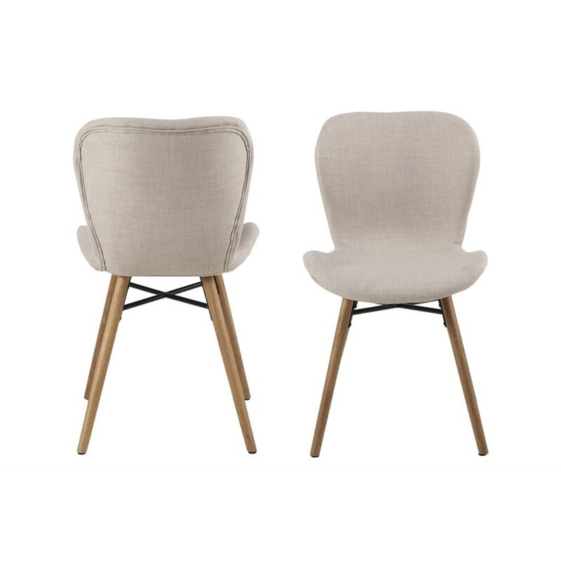 Krzesło Batilda Rio piaskowe - obrazek 2