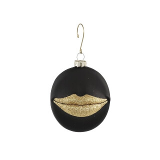 Bombka Lips czarna 11