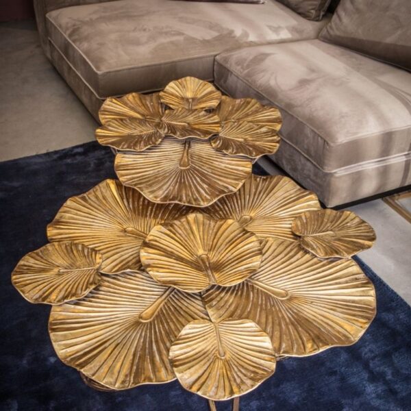 Stolik kawowy Venia Gold 74x63 cm