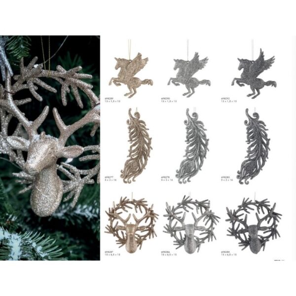 Ozdoba choinkowa Champagne Horse