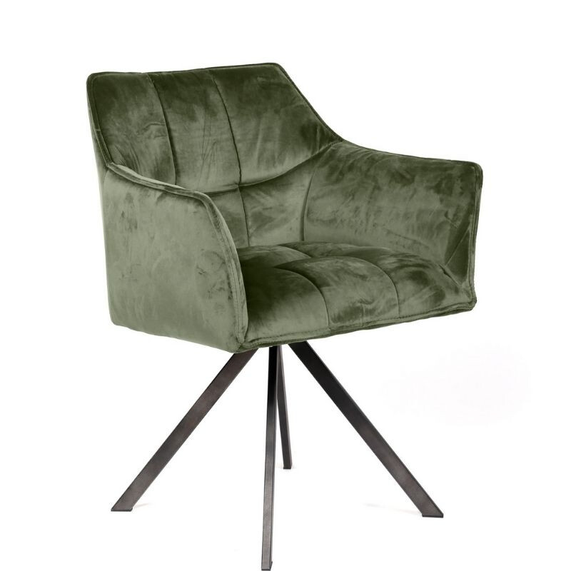 Krzesło Raster Zielony welur