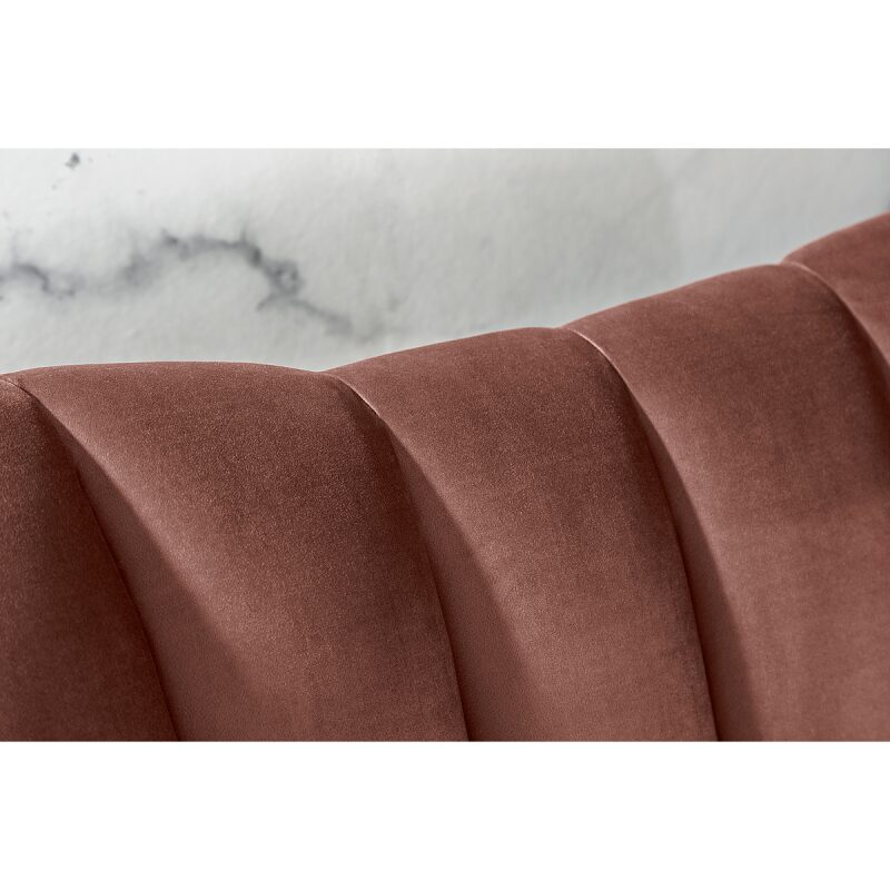 Sofa Arielle brudny róż 220 cm - obrazek 3