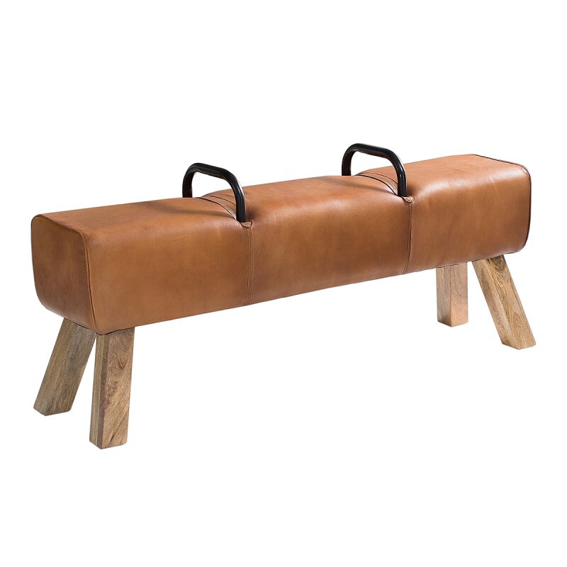 Ławka Bock Kult 134cm ze skóry