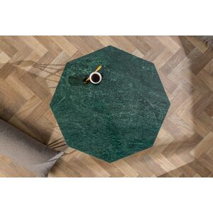 Stolik kawowy Diamond 70cm marmur zielony