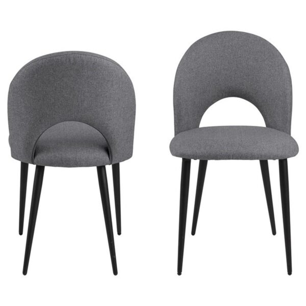 Krzesło Ayla jasnoszare