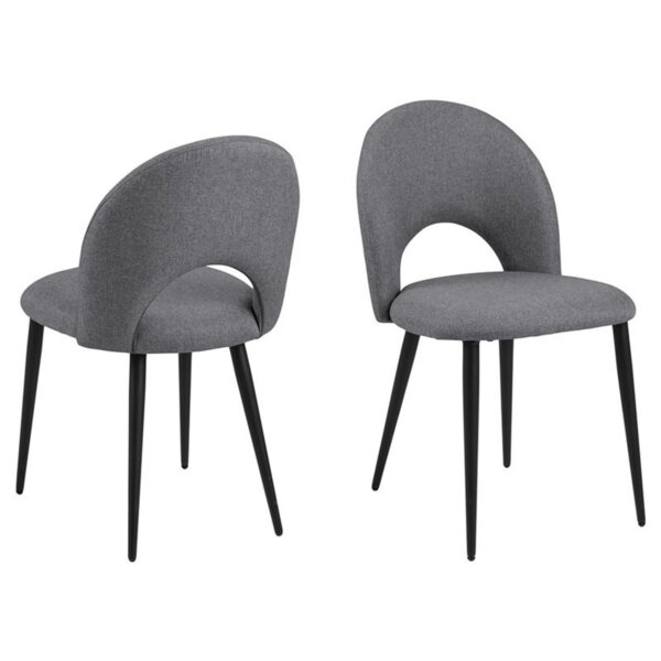 Krzesło Ayla jasnoszare