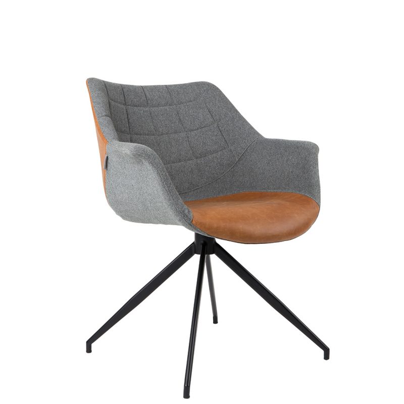 Fotel DOULTON VINTAGE brązowy FR