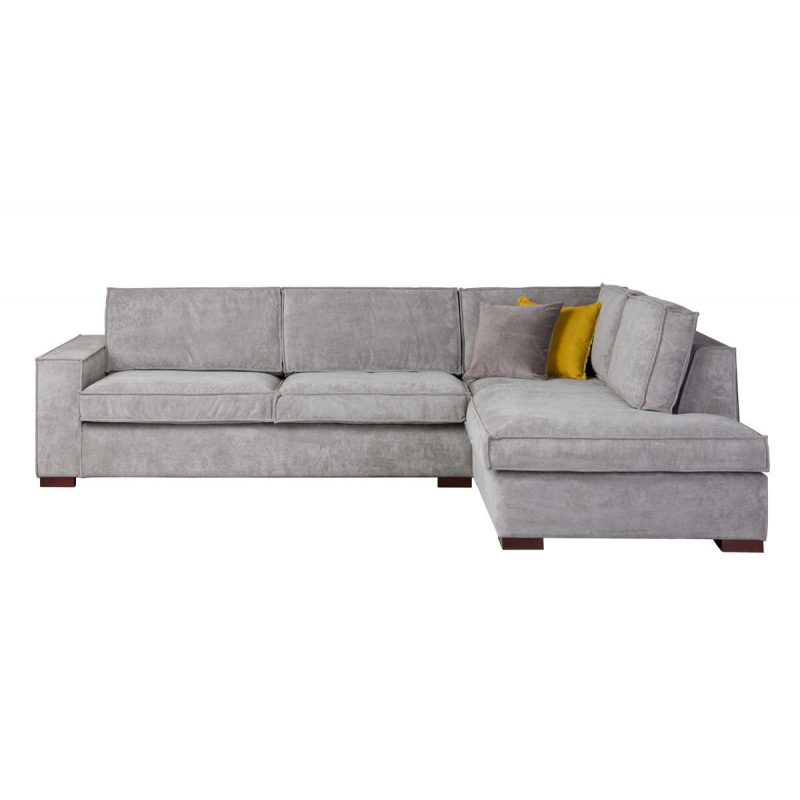 Kanapa narożna prawa THOMAS wyblakły szary - Woood - obrazek 3