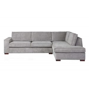 Kanapa narożna prawa THOMAS wyblakły szary - Woood