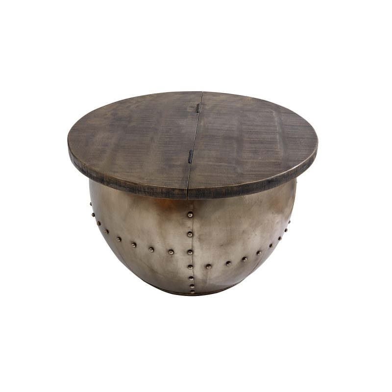 Stolik kawowy Drump Storage szary