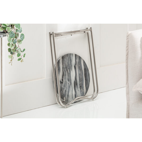 Stolik pomocniczy Noble II 38cm marmur