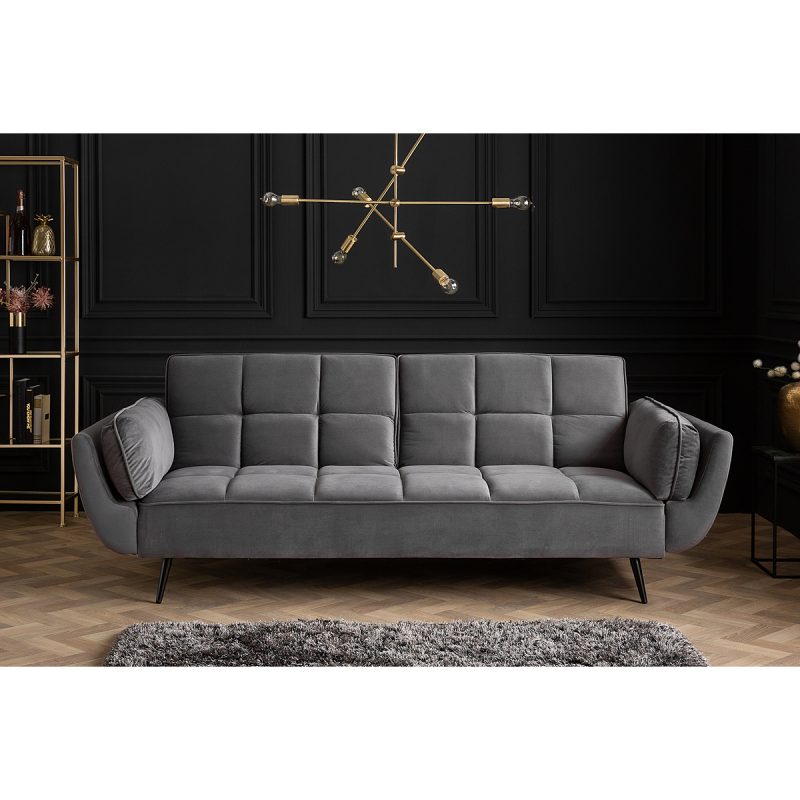 Sofa rozkładana Boutique 215 cm szara - obrazek 2