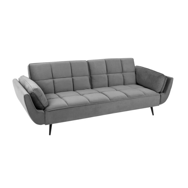 Sofa rozkładana Boutique 215 cm szara