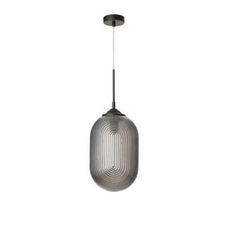 Lampa wisząca MINERVA 22.5 cm szara