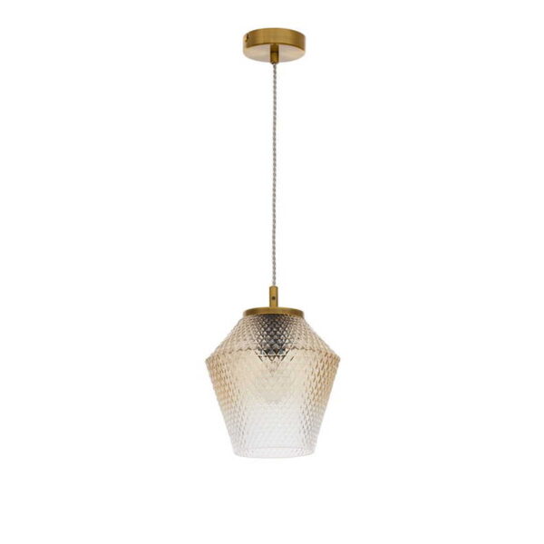 Lampa wisząca MAJO 20 cm cognac