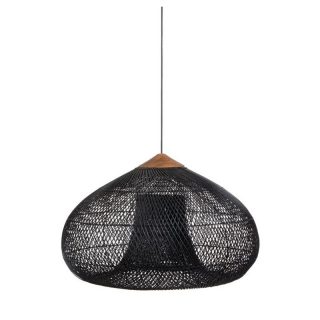 Lampa wisząca Drum 80 cm czarna