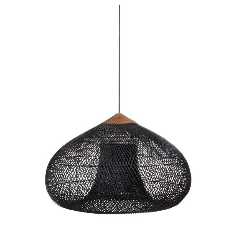 Lampa wisząca Drum 80 cm czarna