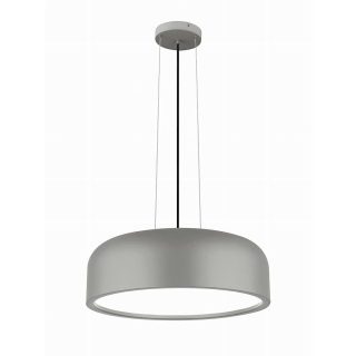 Lampa wisząca PERLOTA 48 cm szara