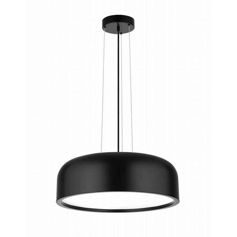 Lampa wisząca PERLOTA 48 cm czarna