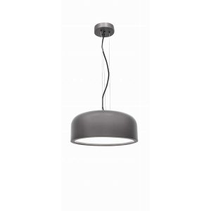 Lampa wisząca PERLOTA 35 cm szara