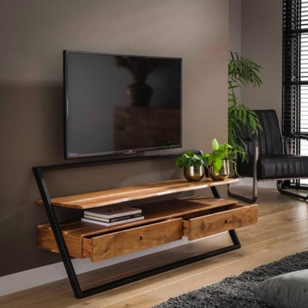 Szafka TV Lean 2 szuflady z półką