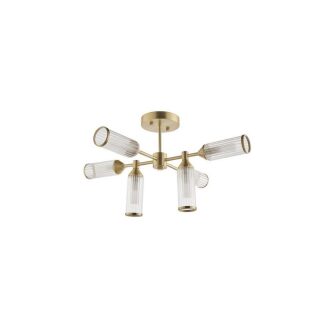 Lampa sufitowa Champagne Satin Brass 6 L
